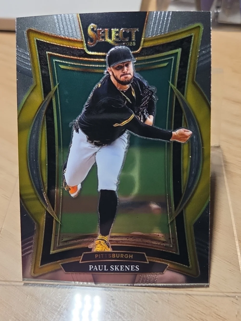 2025 Panini Select Paul Skenes Baseball Card – Green, Black, Gold